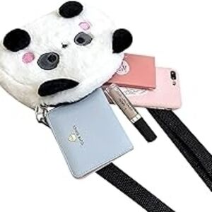 Charming Panda Crossbody Bag - Black and White